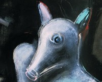 Bestiariusz poety&nbsp;&nbsp;&nbsp;&nbsp;olej&nbsp;&nbsp;&nbsp;&nbsp;142 x 193cm